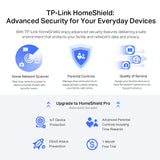 TP-LINK 1x 2.5 Gigabit WAN|LAN | 1x Gigabit WAN|LAN | 3x Gigabit LAN | Wi-Fi 6 | 802.11ax 2.4|5 GHz | Dual-Band | WPA | 272.5 x 147.2 x 49.2 mm (ARCHER AX72 PRO)