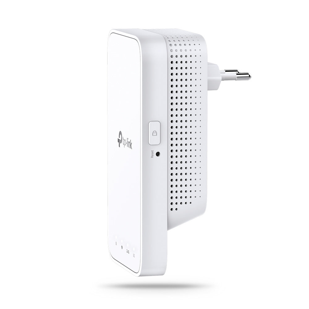 TP-LINK 2.4-5 GHz | 300-867 Mbps | 17 dBm | OneMesh | WPS | 100-240V | 50|60Hz | 124 x 69 x 52 mm (RE300)