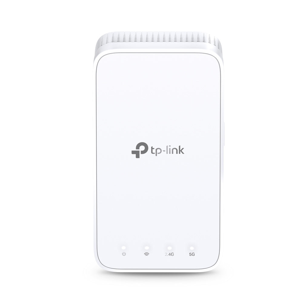 TP-LINK 2.4-5 GHz | 300-867 Mbps | 17 dBm | OneMesh | WPS | 100-240V | 50|60Hz | 124 x 69 x 52 mm (RE300)