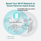 TP-LINK 2.4-5 GHz | 300-867 Mbps | 17 dBm | OneMesh | WPS | 100-240V | 50|60Hz | 124 x 69 x 52 mm (RE300)
