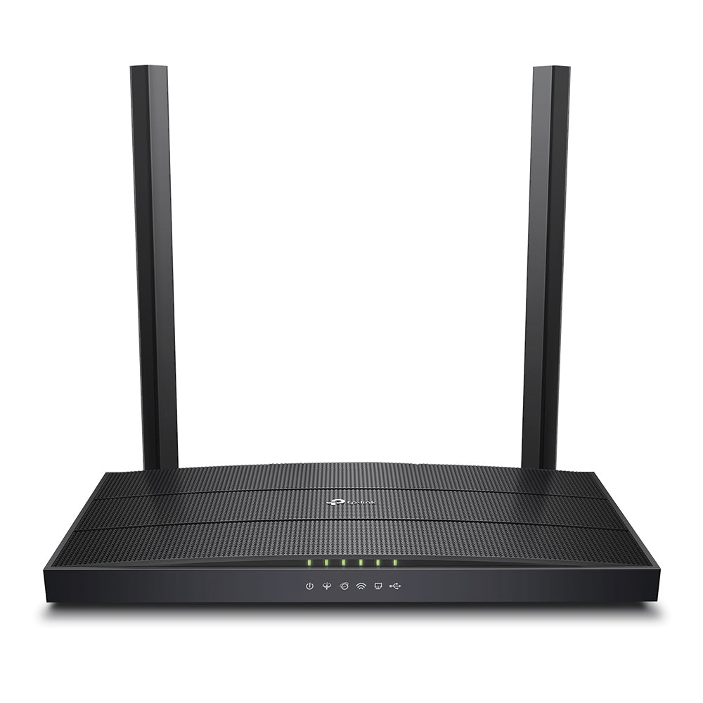 TP-LINK 2.4 + 5GHz | 300 + 867 Mbps | 1x 10|100|1000Mbps RJ45 WAN|LAN | 3x 10|100|1000Mbps RJ45 LAN | RJ11 | USB 2.0 | 215.6x124.6x31.6 mm (ARCHER VR400)