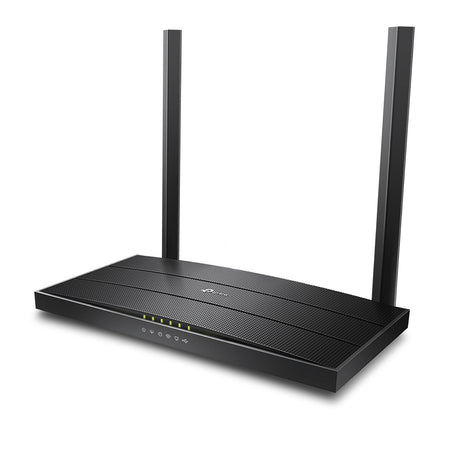 TP-LINK 2.4 + 5GHz | 300 + 867 Mbps | 1x 10|100|1000Mbps RJ45 WAN|LAN | 3x 10|100|1000Mbps RJ45 LAN | RJ11 | USB 2.0 | 215.6x124.6x31.6 mm (ARCHER VR400)