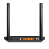 TP-LINK 2.4 + 5GHz | 300 + 867 Mbps | 1x 10|100|1000Mbps RJ45 WAN|LAN | 3x 10|100|1000Mbps RJ45 LAN | RJ11 | USB 2.0 | 215.6x124.6x31.6 mm (ARCHER VR400)
