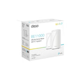 TP-LINK 2-pack | Wi-Fi 7 | 4x RJ-45 | USB 3.0 | WPA3 | QoS | Voice control (DECO BE65(2-PACK))