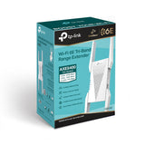 TP-LINK 23W | 100-240V~50|60Hz | 1 Gigabit Ethernet Port | 2.4GHz and 5GHz and 6GHz | White (RE815XE)