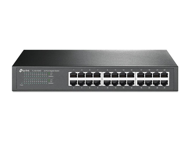 TP-LINK 24-port | Gigabit Ethernet | Full-Duplex | Auto MDI|MDIX (TL-SG1024D)