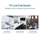 TP-LINK 26 x 10|100|1000 Mbps RJ45 Ports | 2 x Gigabit SFP Ports | 2 x PoE+ | 440 × 220 × 44 mm (TL-SG1428PE)