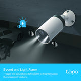 TP-LINK 2K | QHD | 2560 × 1440 px | 1|3“ | F|NO: 1.61±10% | Focal Length: 3.18mm±5% | 113° | 850 nm IR LED up to 49 ft|15m | 110.6x64.2x64.2mm (TAPO C420S1)