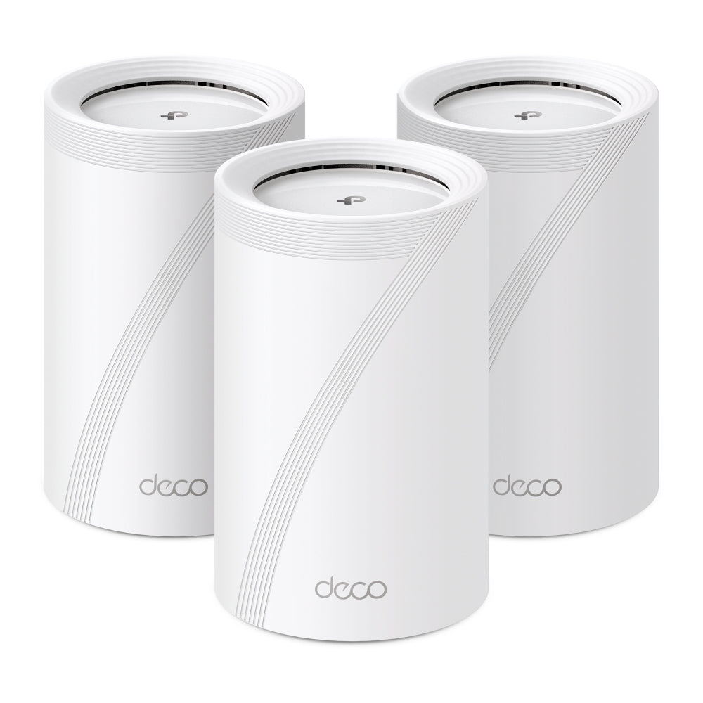 TP-LINK 3-pack | Wi-Fi 7 | 4x RJ-45 | USB 3.0 | WPA3 | QoS | Voice control (DECO BE65(3-PACK))