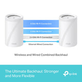 TP-LINK 3-pack | Wi-Fi 7 | 4x RJ-45 | USB 3.0 | WPA3 | QoS | Voice control (DECO BE65(3-PACK))