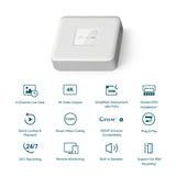 TP-LINK 4CH | PoE | RJ-45 10|100 Mbps | 2x USB 2.0 | 200.3 x 200.3 x 43 mm (VIGI NVR1104H-4P)