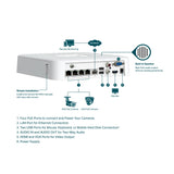 TP-LINK 4CH | PoE | RJ-45 10|100 Mbps | 2x USB 2.0 | 200.3 x 200.3 x 43 mm (VIGI NVR1104H-4P)
