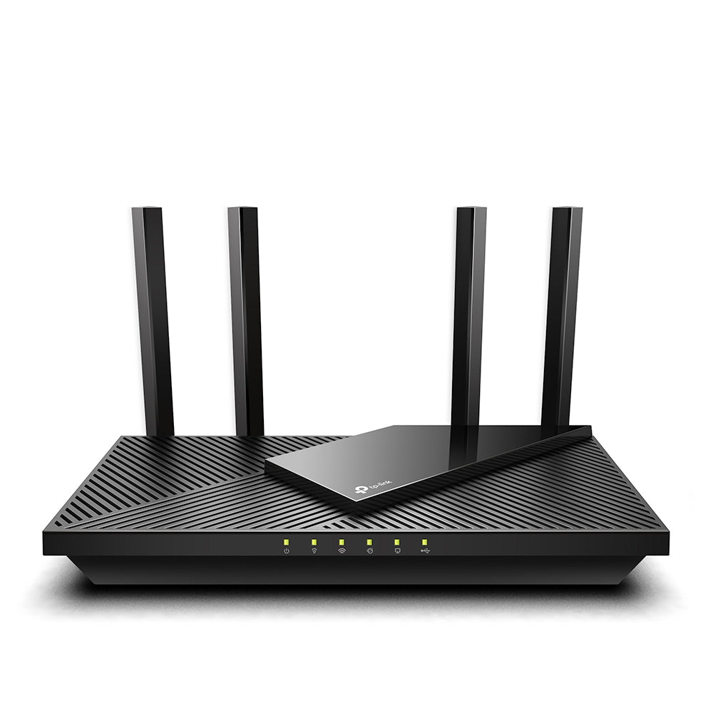 TP-LINK 4xGigabit LAN ports | Gigabit WAN port | USB 3.0 | Wi-Fi 6 | 2.4|5 GHz | OneMesh | Parental controls | QoS | HomeShield Security (ARCHER AX55)