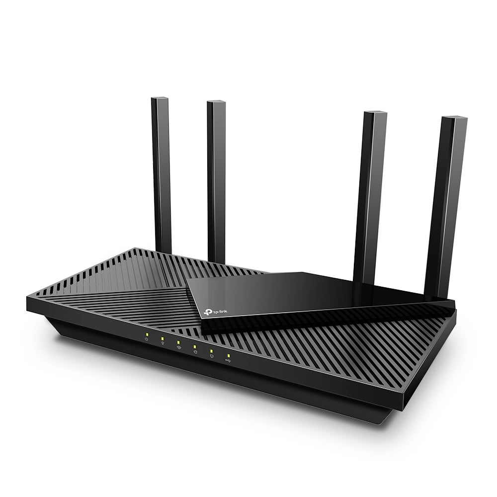 TP-LINK 4xGigabit LAN ports | Gigabit WAN port | USB 3.0 | Wi-Fi 6 | 2.4|5 GHz | OneMesh | Parental controls | QoS | HomeShield Security (ARCHER AX55)