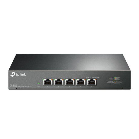 TP-LINK 5× 10Gbps | 100 Gbps | 32 K MAC | 2 Mb Buffer | 21.4 W Max | 226×131×35 mm (TL-SX105)