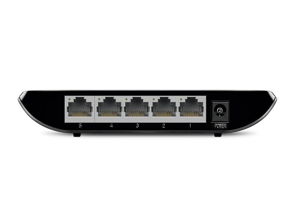 TP-LINK 5 10|100|1000Mbps RJ45 Ports | AUTO Negotiation|AUTO MDI|MDIX | 140 x 88 x 23 mm | 220V|50Hz (TL-SG1005D)