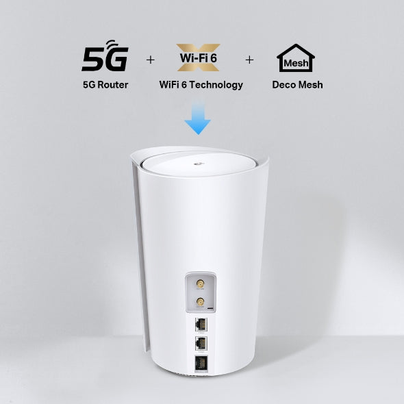 TP-LINK 5G AX3000 Whole Home Mesh WiFi 6 Gateway (Availability based on regions) (DECO X50-5G(1-PACK))