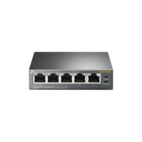 TP-LINK 5x 10|100Mbps RJ-45 | PoE | 1 Gbps | 99.8x98x25 mm (TL-SF1005P)