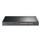 TP-LINK 7.2 Gbps | 5.36 Mpps | 16x 10|100 Mbps RJ-45 | 2x 1G RJ-45 | 1x Combo SFP | 440x180x44 mm (TL-SL1218P)