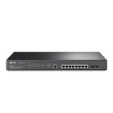 TP-LINK 8× 100|1000|2500 Mbps RJ45 | 2× 10G SFP+ Slots | 80 Gbps | 59.52 Mpps | 16 K MAC | 9 KB Jumbo | RJ45 | Micro-USB Console | 440 × 180 × 44 mm (TL-SG3210XHP-M2)