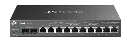 TP-LINK 8 Gigabit LAN | 1 Gigabit LAN|WAN | 1 Gigabit WAN | 2 Gigabit SFP WAN|LAN | 1 GB DDR3 | 8Mb Nor + 4 GB EMMC | 226 × 131 × 35 mm (ER7212PC)