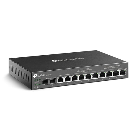 TP-LINK 8 Gigabit LAN | 1 Gigabit LAN|WAN | 1 Gigabit WAN | 2 Gigabit SFP WAN|LAN | 1 GB DDR3 | 8Mb Nor + 4 GB EMMC | 226 × 131 × 35 mm (ER7212PC)