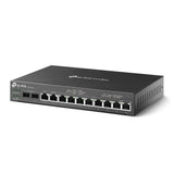 TP-LINK 8 Gigabit LAN | 1 Gigabit LAN|WAN | 1 Gigabit WAN | 2 Gigabit SFP WAN|LAN | 1 GB DDR3 | 8Mb Nor + 4 GB EMMC | 226 × 131 × 35 mm (ER7212PC)
