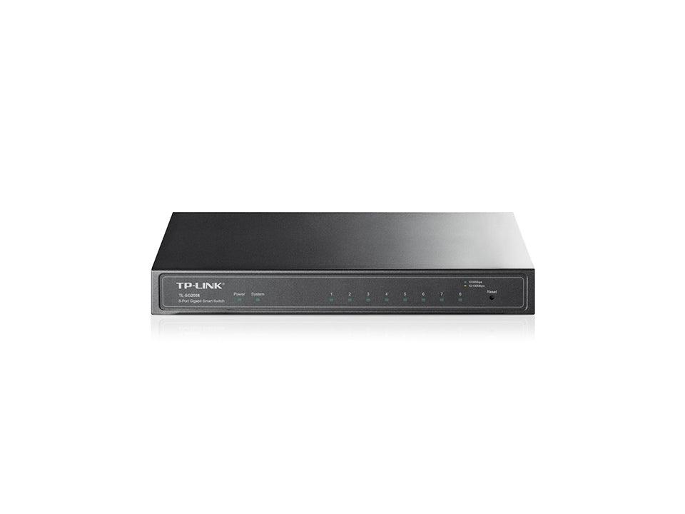 TP-LINK 8 x RJ-45 | 10|100|1000 Mbps | 16 Gbps | 8k MAC | 11.9 Mpps (TL-SG2008)