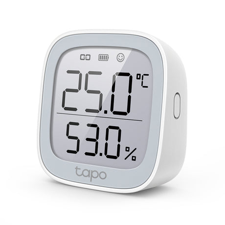 TP-LINK 868 | 922 MHz | ±0.3°C |±0.54°F | ±3%RH | 62 x 62 x 24.5 mm (TAPO T315)