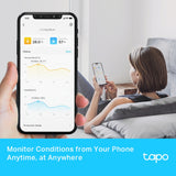 TP-LINK 868 | 922 MHz | ±0.3°C |±0.54°F | ±3%RH | 62 x 62 x 24.5 mm (TAPO T315)