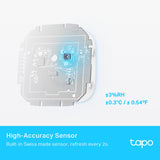 TP-LINK 868 | 922 MHz | ±0.3°C |±0.54°F | ±3%RH | 62 x 62 x 24.5 mm (TAPO T315)