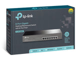 TP-LINK 8x 10|100|1000 Mb|s RJ-45 | PoE+ | 16 Gb|s | Rack Mountable (TL-SG1008MP)