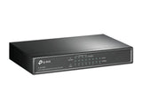 TP-LINK 8x 10|100|1000Mbps RJ45 | PoE | 16Gbps | 8K Mac Address | 53W | Grey (TL-SG1008P)