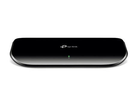 TP-LINK 8x Gigabit Ethernet | 4.63W | 15KB Jumbo | 8K Mac | 2Mb Buffer | Black (TL-SG1008D)