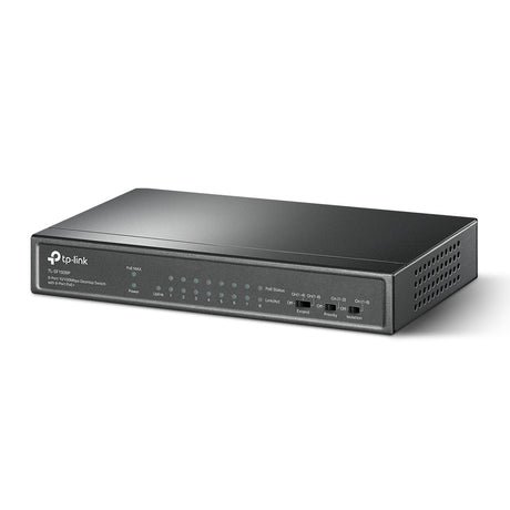 TP-LINK 9x 10|100 Mbps RJ-45 | PoE | 1.8 Gbps | 171x98x27 mm (TL-SF1009P)