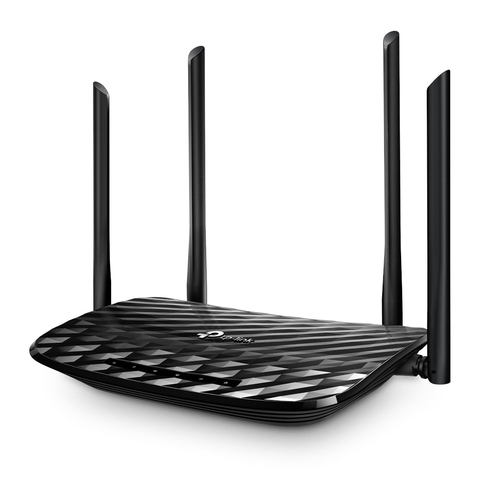 TP-LINK AC1200 Wireless MU-MIMO Gigabit Router | 2.4|5 GHz | 5 RJ-45 | 802.11ac|n|a|b|g|n (ARCHER A6)