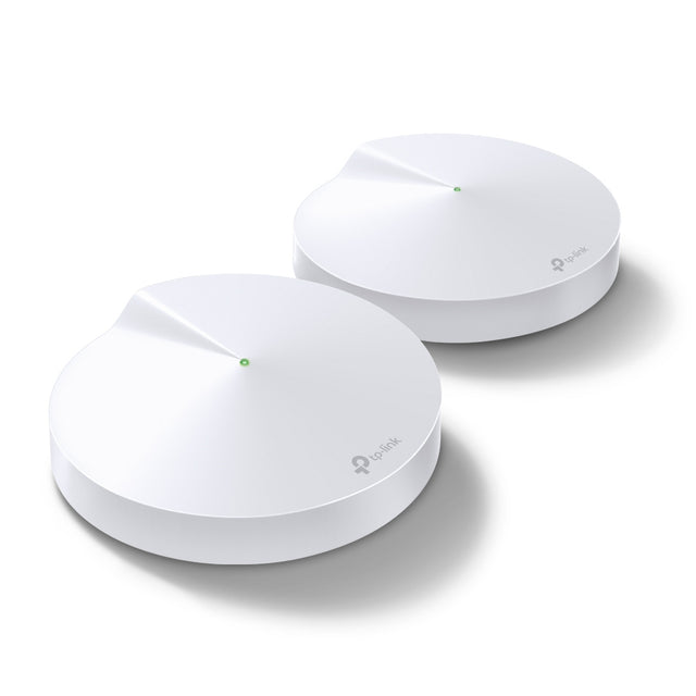 TP-LINK AC1300 WiFi | 2.4 GHz | 5 GHz | 802.11ac|a|b|g|n | 717MHz Quad-core | Bluetooth 4.2 | 2x LAN|WAN | 1x USB Type-C | 4 antennas 256QAM MU-MIMO | 2-Pack (DECO M5(2-PACK))