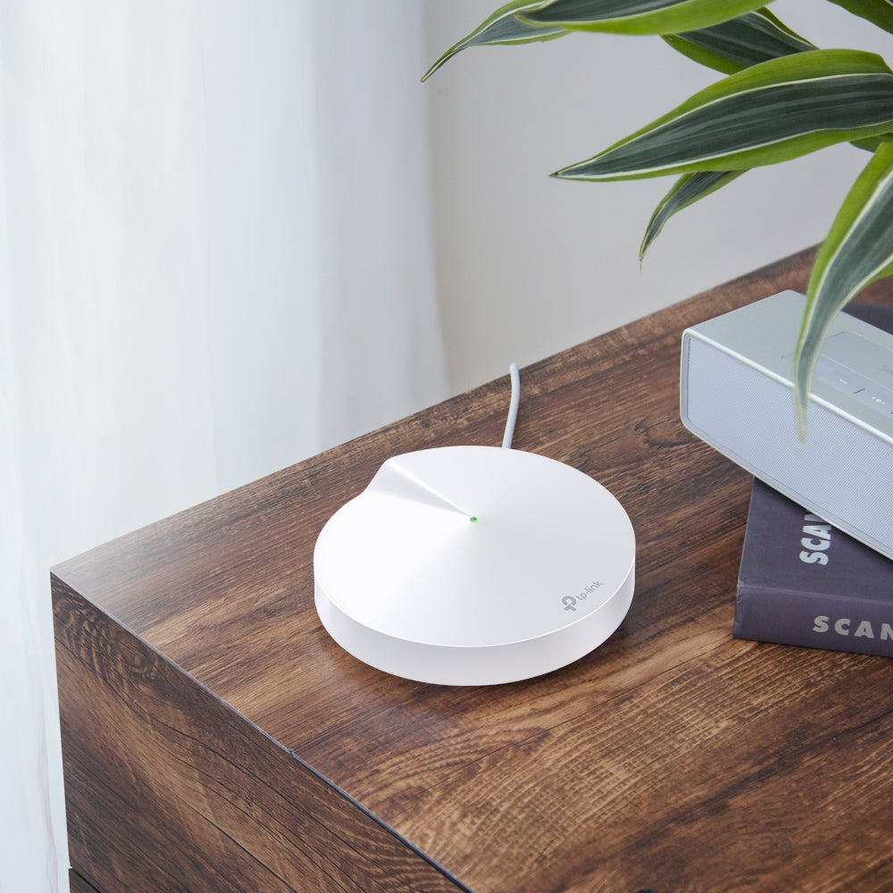 TP-LINK AC1300 WiFi | 2.4 GHz | 5 GHz | 802.11ac|a|b|g|n | 717MHz Quad-core | Bluetooth 4.2 | 2x LAN|WAN | 1x USB Type-C | 4 antennas 256QAM MU-MIMO | 2-Pack (DECO M5(2-PACK))