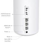 TP-LINK AX3000 | Wi-Fi 6 | 2.4 | 5 GHz | 1.7 GHz Quad-Core CPU | 3 x Gigabit Ports | 3G|4G | 105 × 105 × 167 mm (DECO X50-4G(1-PACK))