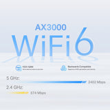 TP-LINK AX3000 | Wi-Fi 6 | 2.4 | 5 GHz | 1.7 GHz Quad-Core CPU | 3 x Gigabit Ports | 3G|4G | 105 × 105 × 167 mm (DECO X50-4G(1-PACK))