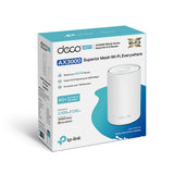 TP-LINK AX3000 | Wi-Fi 6 | 2.4 | 5 GHz | 1.7 GHz Quad-Core CPU | 3 x Gigabit Ports | 3G|4G | 105 × 105 × 167 mm (DECO X50-4G(1-PACK))
