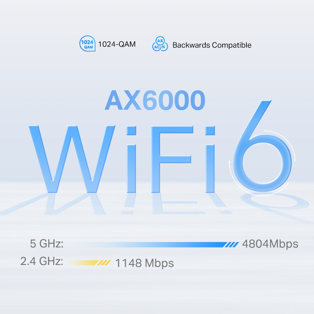 TP-LINK AX6000 | Wi-Fi 6 | 2.2 GHz Quad-Core CPU | 5G|4G | 210.5 × 130 × 123mm (DECO X80-5G(1-PACK))