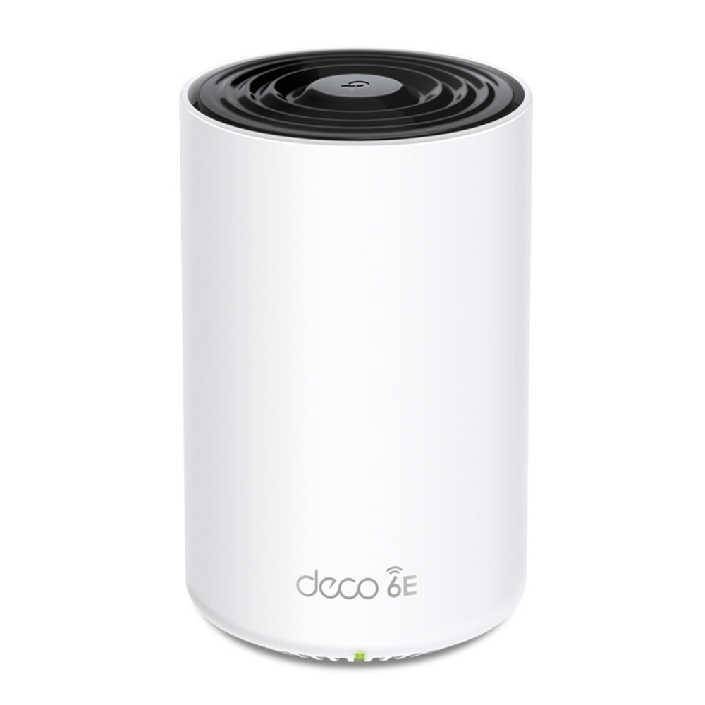 TP-LINK AXE5400 | Wi-Fi 6E | Tri-Band 6|5|2.4 GHz | 1.7 GHz Quad-Core CPU | 105 x 105 x 169 mm | 1-pack (DECO XE75 PRO(1-PACK))