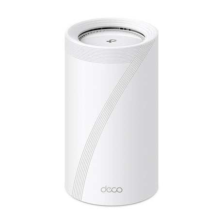TP-LINK BE19000 | Tri-Band 2.4|5|6GHz | 4×4 MU-MIMO | 1x 10 Gbps | 1x 10 Gbps SFP+|RJ45 Combo | 2x 2.5 Gbps | USB 3.0 | 128x128x236 mm | 1-pack (DECO BE85(1-PACK))