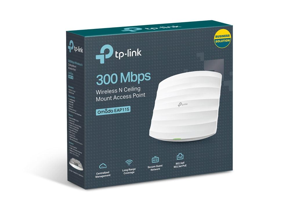 TP-LINK Fast Ethernet (RJ-45) Port x 1 (IEEE802.3af PD) | 2.8W | IEEE 802.11n | IEEE 802.11g | IEEE 802.11b | 2.4-2.4835GHz (EAP115)