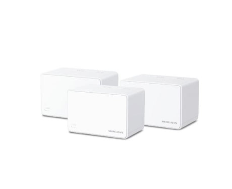 TP-LINK Mercusys Halo H80X(3-pack) AX3000 Whole Home Mesh WiFi 6 System,3000 Mbps Dual Band Wi-Fi, Up to 650 Square Meters, 574/2402 Mbps, MU-MIMO, BeamF