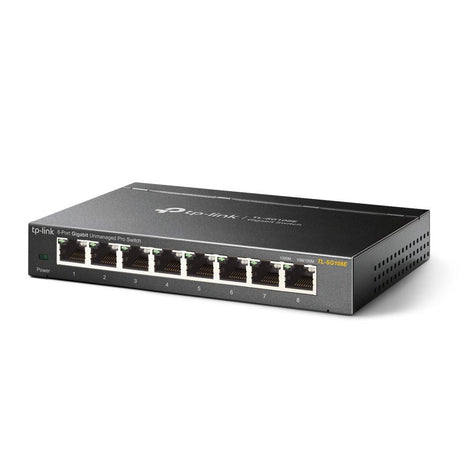 TP-LINK RJ45 x 8 | 10|100|1000 Mbps | MDI|MDIX | Jumbo Frame (TL-SG108E)
