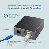TP-LINK SC | RJ-45 | 100Base-FX | 94.5x73x27 mm (TL-FC111A-20)