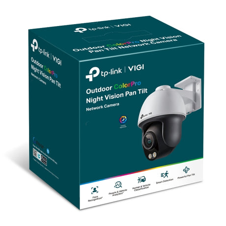 TP-LINK VIGI 4MP Outdoor ColorPro Night Vision Pan Tilt Network Camera (VIGI C540S(4MM))