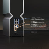 TP-LINK Wi-Fi 7 | 4x RJ-45 | 1x WAN|LAN | 1x SFP+|RJ-45 Combo WAN|LAN | USB 3.0 | LED Screen | WPA3 (ARCHER BE800)